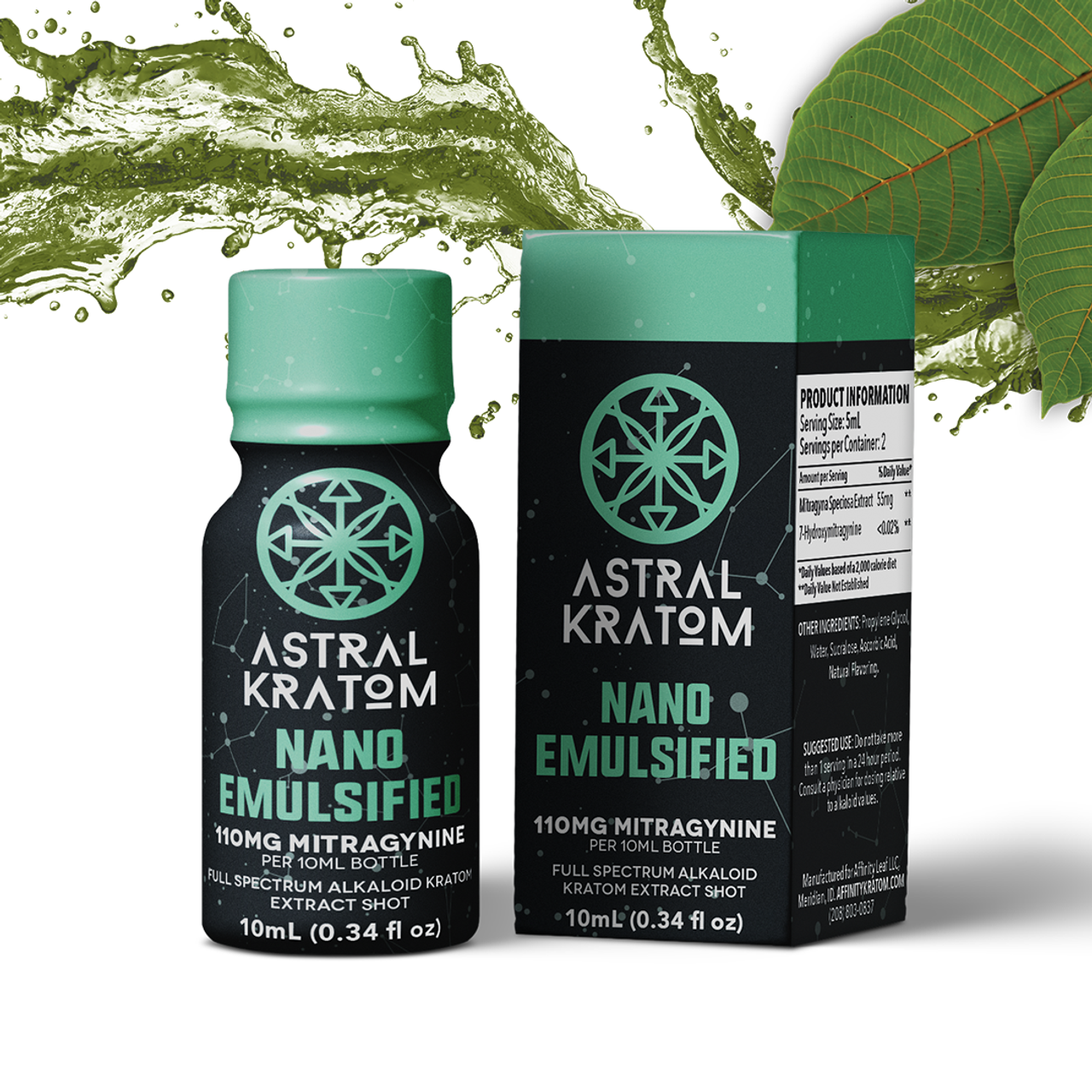 Kratom Nano Emulsified Extract Shot (10mL)